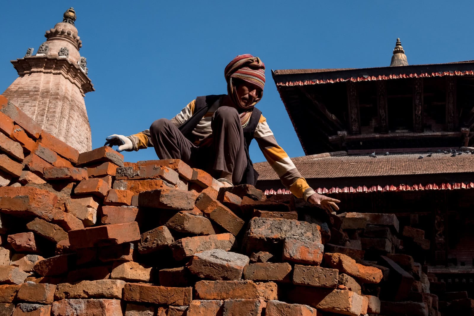 bricklayer in Kathmandu nepal